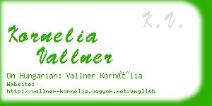 kornelia vallner business card